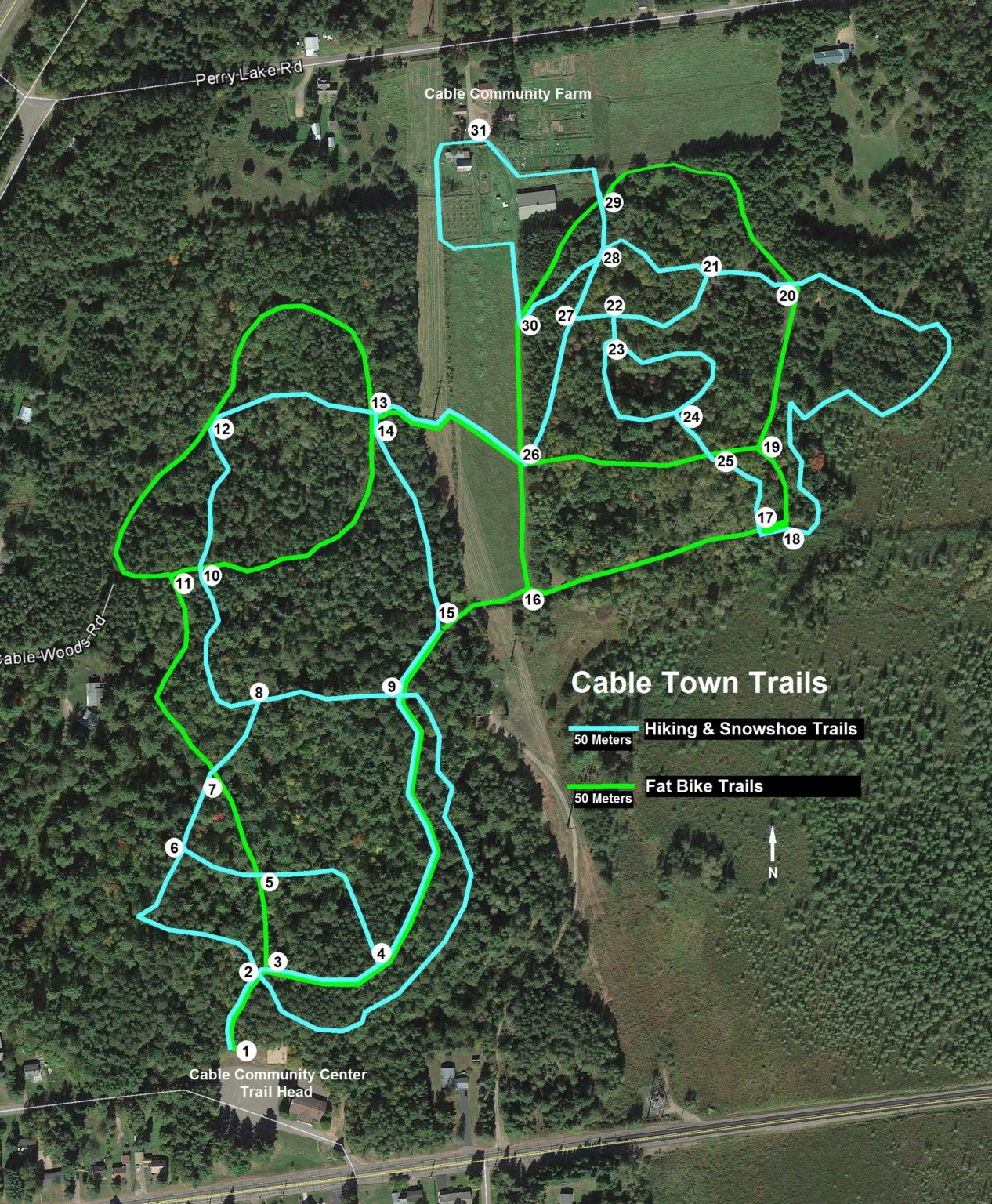 Cable Town Trails Town of Cable